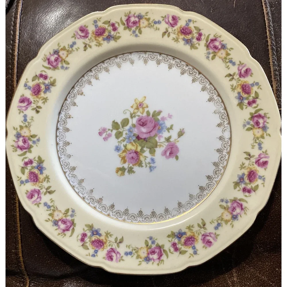 Gold Castle Vintage Hostess Pattern Made in Japan Luncheon 9